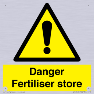 Danger Fertiliser store